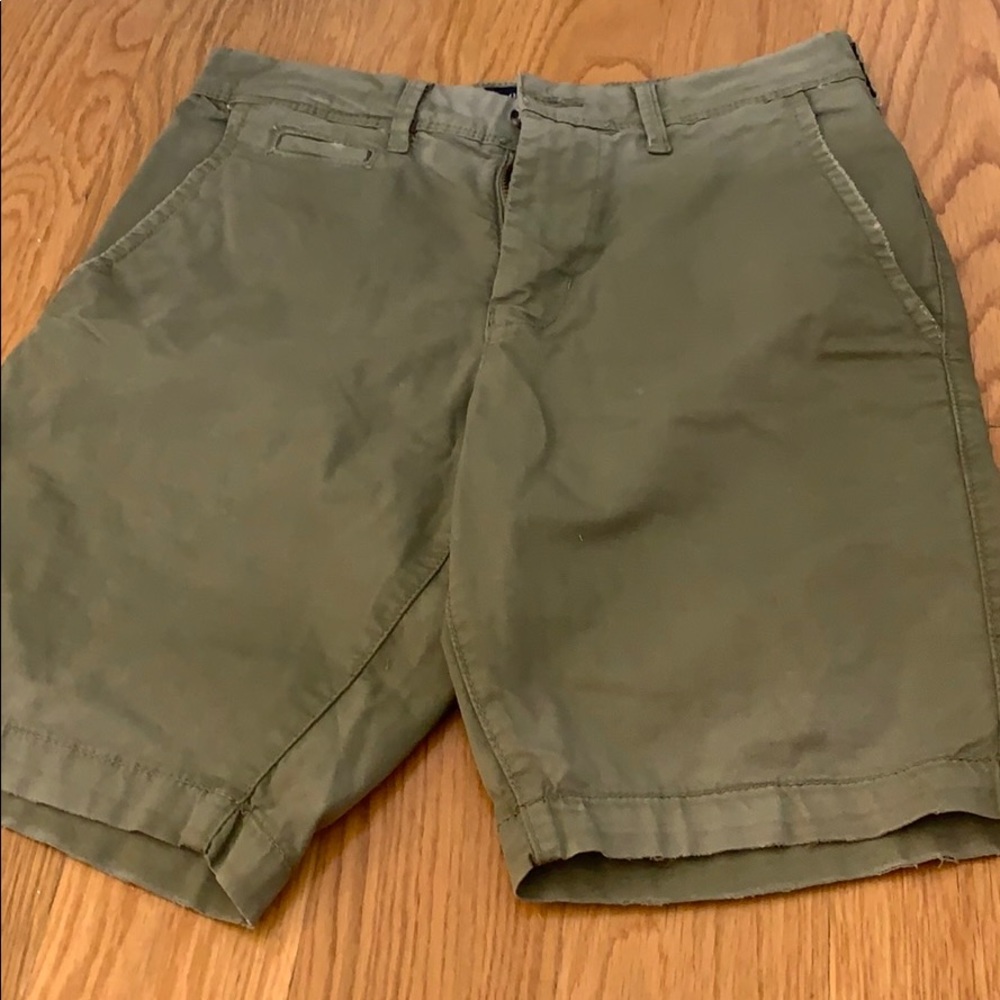 Olive green shorts